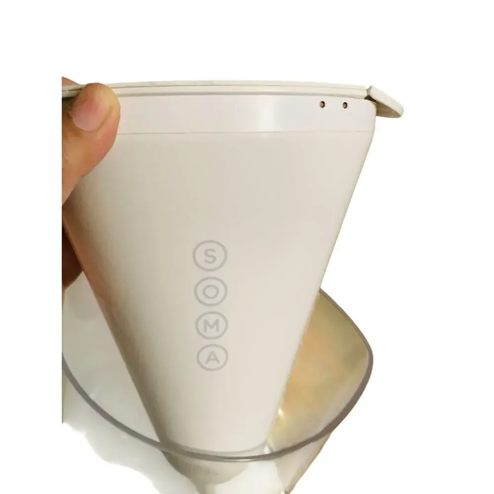 Soma Water Filter Pitcher Plant Based 10 Cup White -No Filter